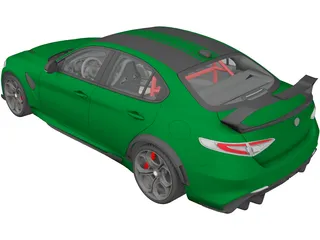 Alfa Romeo Giulia GTA (2021) 3D Model preview
