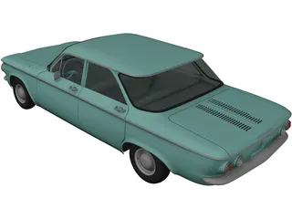 Chevrolet Corvair Sedan (1960) 3D Model preview