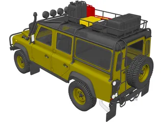 Land Rover Expedition (2012) 3D Model preview