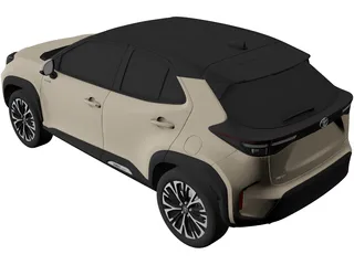 Toyota Yaris (2020) 3D Model preview