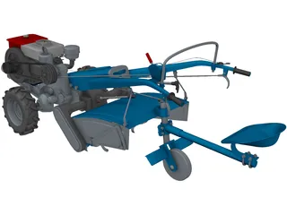 Tractor 3D Model preview