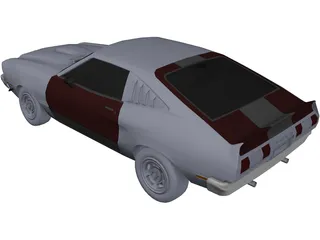 Ford Mustang Cobra II (1976) 3D Model preview