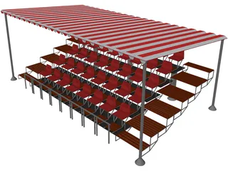Tribune 3D Model preview
