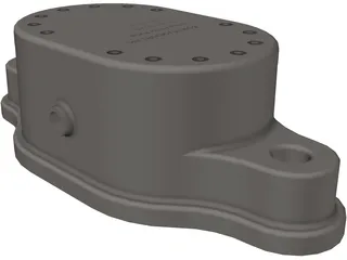 Gear Motor Pump 3D Model preview
