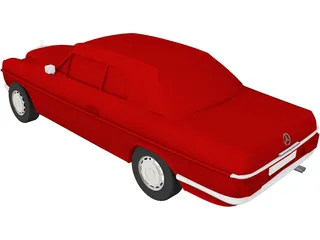 Mercedes-Benz 230 [W114] (1968) 3D Model preview