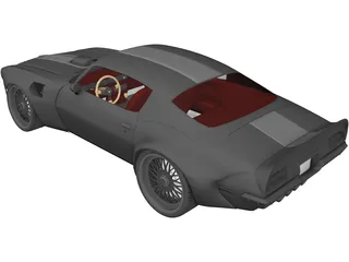 Pontiac Firebird Trans Am Tuning Edition (1970) 3D Model preview