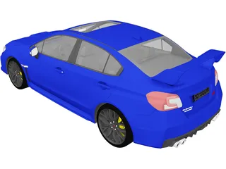 Subaru WRX STI [S209] (2019) 3D Model preview