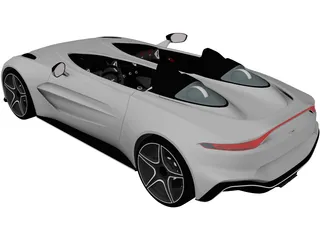 Aston Martin V12 Speedster (2021) 3D Model preview
