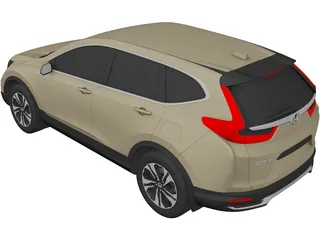 Honda CR-V LX (2021) 3D Model preview