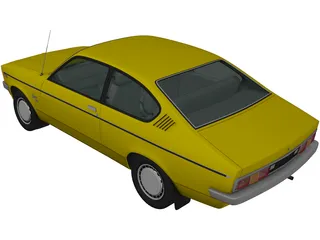 Holden Gemini TX Coupe SL (1977) 3D Model preview