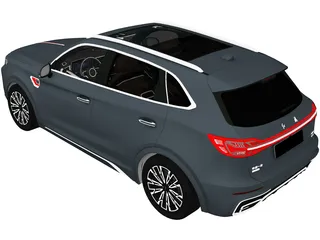 Hongqi HS5 (2024) 3D Model preview