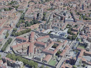 Milan City, Italy (2023) 3D Model preview
