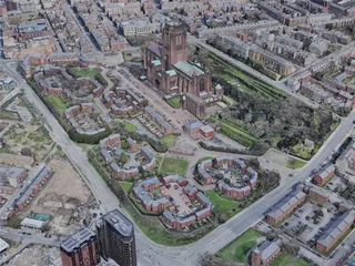 Liverpool City, UK (2023) 3D Model preview