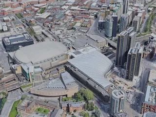 Manchester City, UK (2023) 3D Model preview