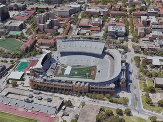 Austin City, TX, USA (2023) 3D Model preview