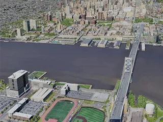 Philadelphia City, USA (2023) 3D Model preview