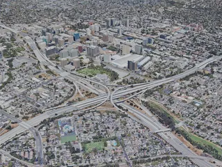 San Jose City, USA (2023) 3D Model preview