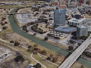 Fort Worth City, USA (2023) 3D Model preview