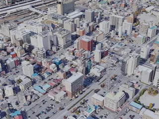 Utsunomiya City, Japan (2022) 3D Model preview