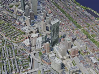 Boston City, USA (2023) 3D Model preview