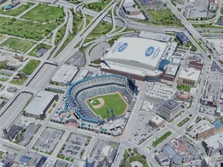 Detroit City, USA (2023) 3D Model preview