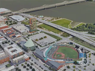 Louisville City, USA (2022) 3D Model preview