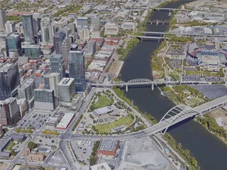 Nashville City, USA (2022) 3D Model preview