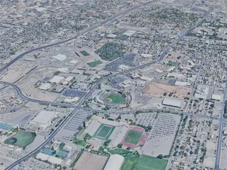 Albuquerque City, USA (2023) 3D Model preview