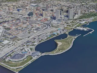 Milwaukee City, USA (2022) 3D Model preview