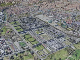 Turin City, Italy (2023) 3D Model preview