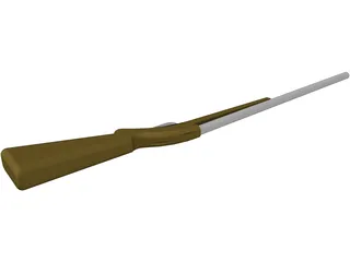 Ruger Shotgun Model KRL1127BRE 3D Model preview