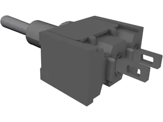 Toggle Switch 3D Model preview