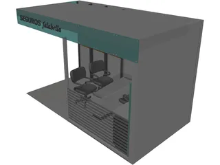 Retail Office 3D Model preview