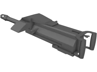 MK19 Grenade Launcher 3D Model preview