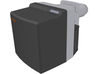 Weishaupt Brenner WL40 Gas 3D Model preview