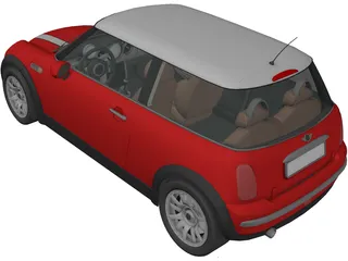 Mini Cooper 3D Model preview