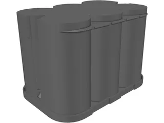Optima Battery 3D Model preview