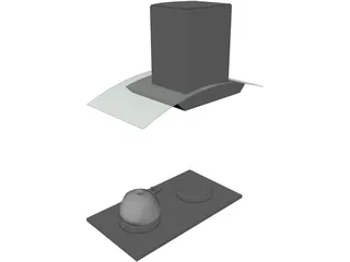 Kitchen Hood 3D Model preview