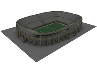 De Graafschap Stadium 3D Model preview