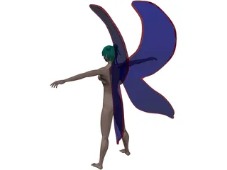Wood Fairy 3D Model preview