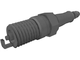 Spark Plug 3D Model preview