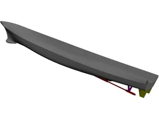 DTMB 5415 Model Naval Combatant 3D Model preview