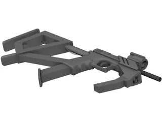 Glock AM4 3D Model preview
