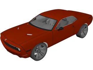 Dodge Challenger (2009) 3D Model preview