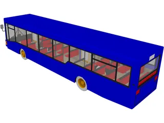 MAN Bus NL202 3D Model preview