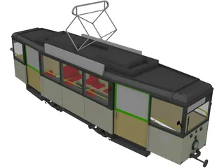 TRAM 1945 3D Model preview
