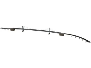 Triborough Bridge 3D Model preview