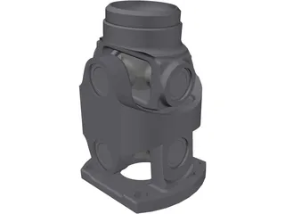 Doble Cardan Joint 3D Model preview