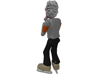 Ice Hockey Referee 3D Model preview