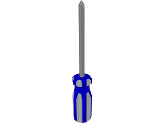 Phillips Head Screwdriver 3D Model preview